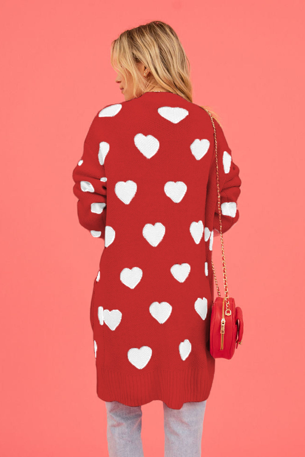 Heart Graphic Open Front Cardigan with Pockets afe0a55fd5494a7e91f32d95942d32fe-Max Glownestbest