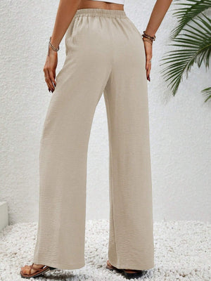 Wide Leg Drawstring Pants b3732ec9-c9fe-4ccd-938e-f17a726ea526-Max Trendsi