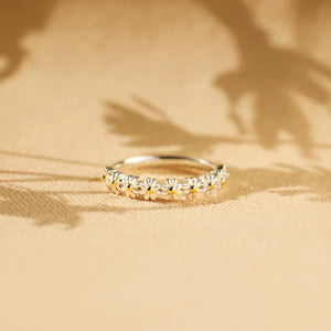 Flower Shape 925 Sterling Silver Ring b436b673-16b7-410d-946b-0f9152d8d602-Max Trendsi