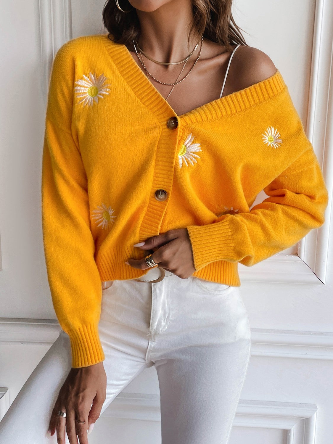 Glownestbest® | Floral Button Up Cardigan b43b00f740a84508a971cb5fa0e4029d-Max Glownestbest