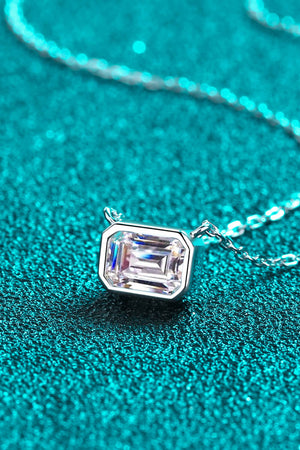 Beautiful Words 1 Carat Moissanite Pendant Necklace b45a70d4661f4ef581c358dc62dc23ea-Max Trendsi