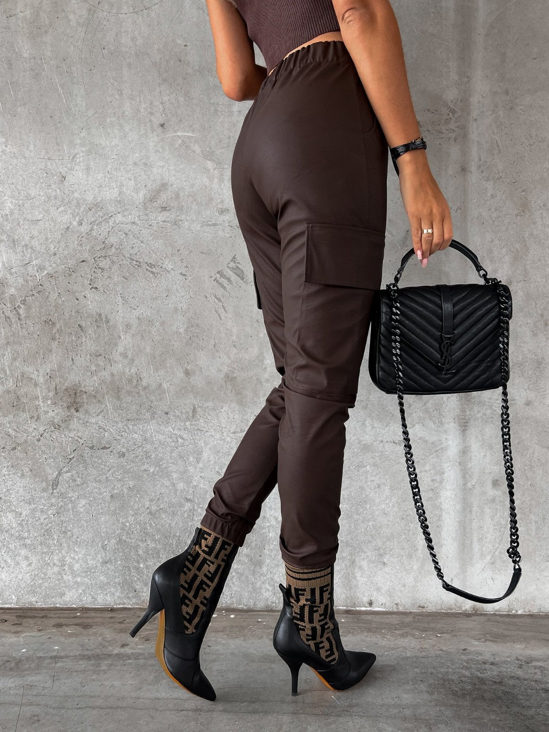 Drawstring Pants with Pockets b519433e-216d-4601-a752-51d421172997-Max Trendsi