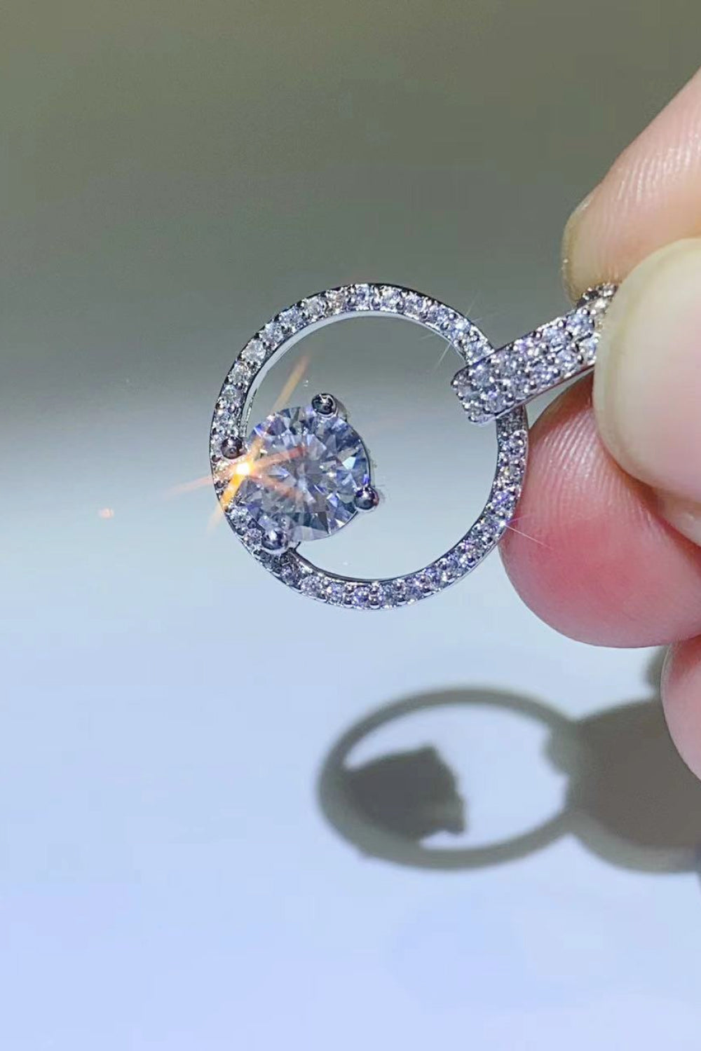 1 Carat Moissanite 925 Sterling Silver Necklace b621dab4f5b34973ae4200018e4041e1-Max Trendsi
