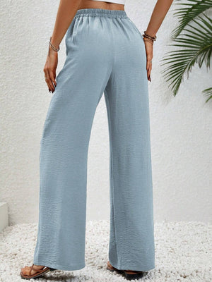 Wide Leg Drawstring Pants b8d85e29-b1d4-40e7-89eb-c4c0d5494c12-Max Trendsi
