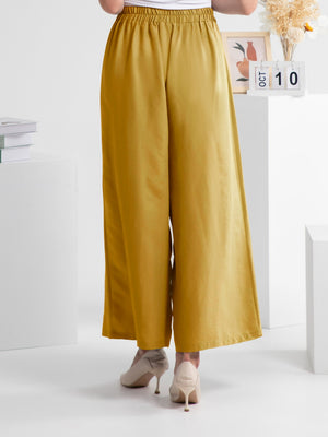 FAM-FAM Wide Leg Elastic Waist Pants b9762a14-f7bb-4de8-9c03-f89daf0887a6-Max Trendsi