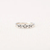 925 Sterling Silver Star Ring Silver b9bc3768-03a0-401c-af44-2c72913221b5-Max Trendsi