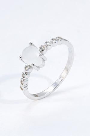 Teardrop Natural Moonstone Ring bc6381ac4ee249e99d87f89a497c7fdd-Max Trendsi