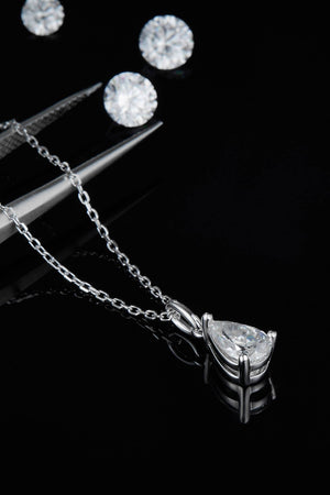1 Carat Moissanite 925 Sterling Silver Necklace bc90ede7ee1a4b9889d2ee93e360f836-Max Trendsi