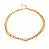 18K Gold Thick Chain Design Simple Hip Hop Style Necklace Only bcdb69a4-535e-4f92-8f1c-a338448c8ad7 Artshiney