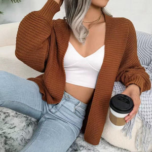 Open Front Lantern Sleeve Cardigan bdbf65244c79438b8c1edfe96456d16b-Max Glownestbest