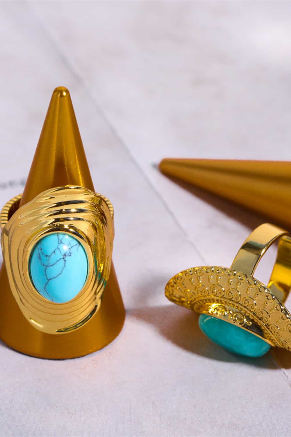 Natural Stone Copper Ring bdeb738368f34eb19e8088d905bb1109-Max Trendsi