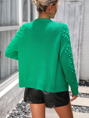 Glownestbest® | Open Front Long Sleeve Cardigan be3ac0606f2448af9615c15f64f58294-Max Glownestbest