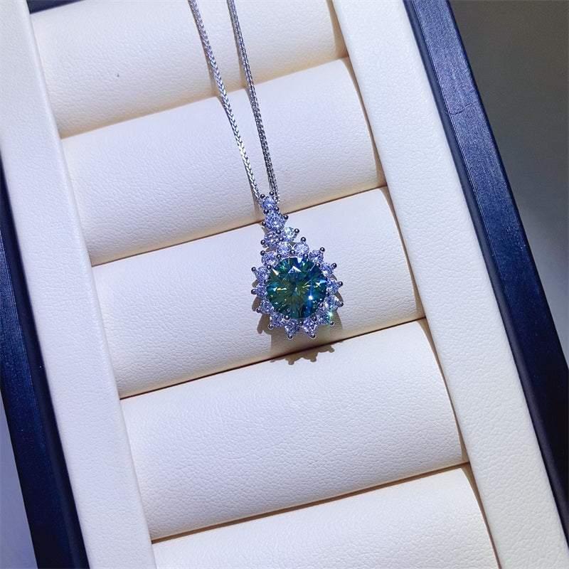 3 Carat Moissanite 925 Sterling Silver Pendant Necklace Silver One Size bfa0fd14-f087-473b-a5e3-7ff8da3580df-Max Trendsi