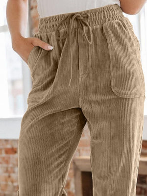 Drawstring Pants with Pockets c12b53c3-2830-47c7-8307-6ec3adc1f635-Max Trendsi