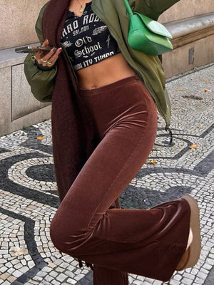 High Waist Flare Pants c2d4b789-293e-4548-b83f-5f46973063e8-Max Trendsi