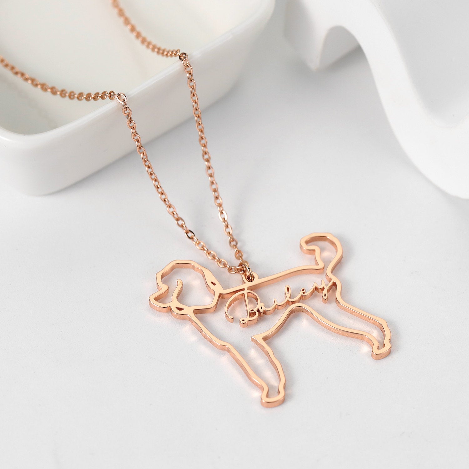 Custom Dog Name Necklace_S925 Silver c328c641-0d94-4166-ac1b-78ca7bea9a86 Artshiney