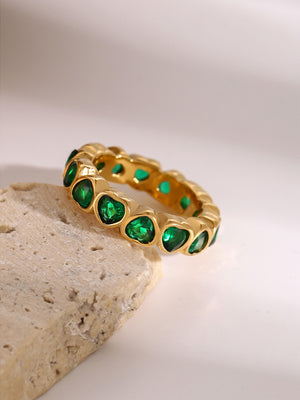 18K Gold-Plated Inlaid Zircon Ring c375adc8-7e99-40f2-9f0d-fe4d068a1d2e-Max Trendsi