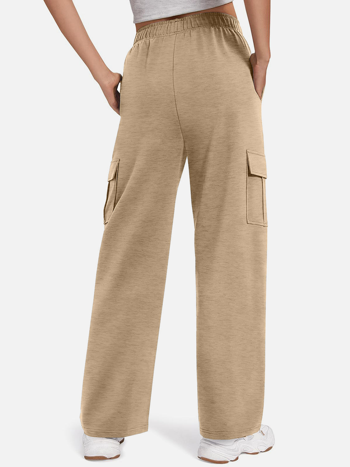 Pocketed High Waist Pants c4087213-aaca-44b2-898f-2d5d2af0ba61-Max Trendsi