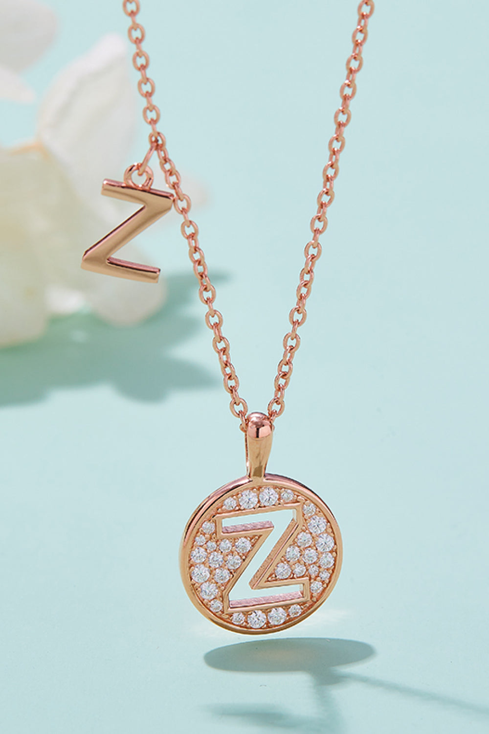 Moissanite U to Z Pendant Necklace Z One Size c502eb59b9bf45bf81733528faf157cd-Max Trendsi