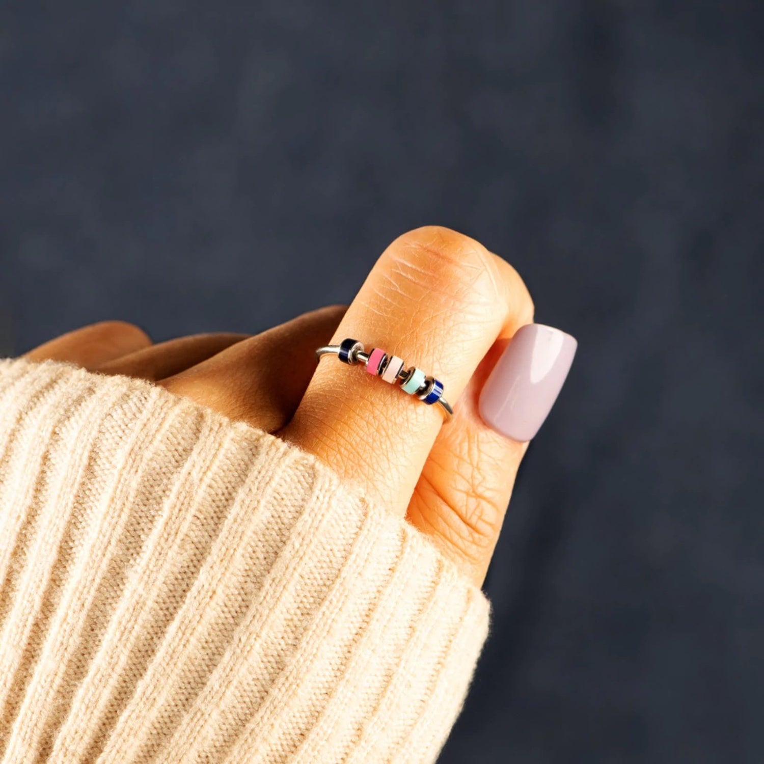 925 Sterling Silver Oil Drip Ring c58e7848-81c7-4e16-bb22-5adbe65af401-Max Trendsi