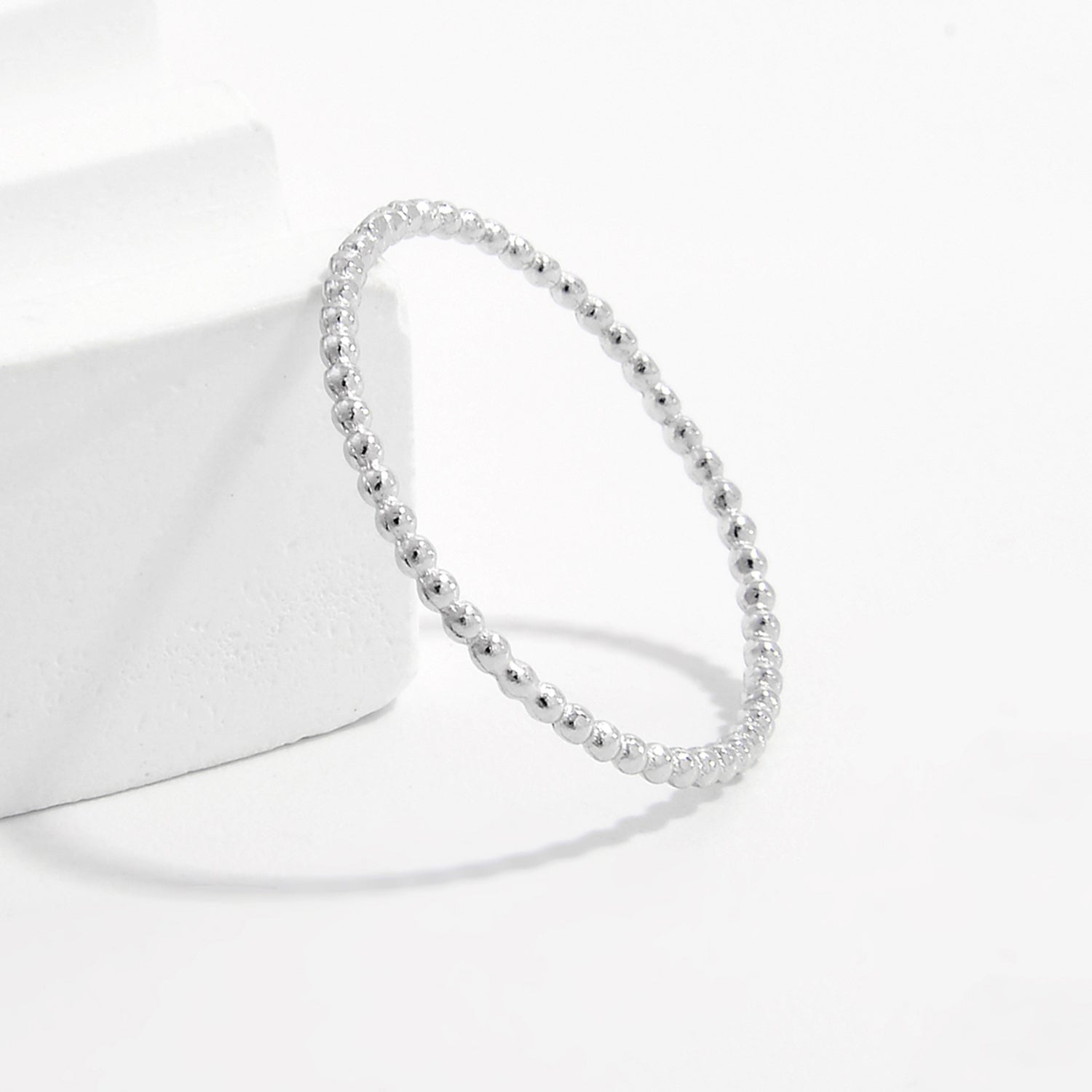 925 Sterling Silver Bead Ring c5b03268-9049-42a7-b070-3195d39c4352-Max Trendsi