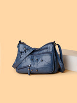 PU Leather Adjustable Strap Shoulder Bag Dusty Blue One Size c5f91ecf-16cf-40cd-8d63-f0fc6e343a6a-Max Trendsi