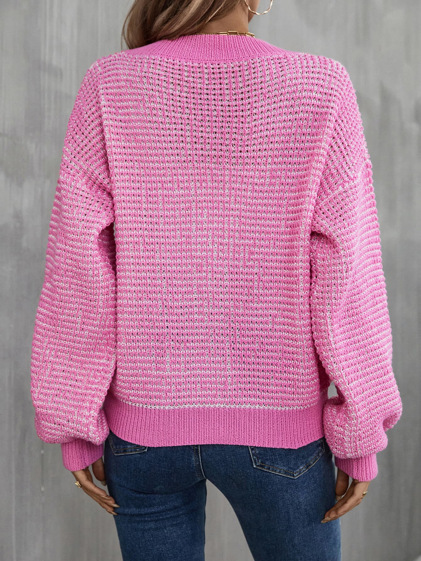 Glownestbest® | V-Neck Dropped Shoulder Cardigan c74cb344f6d2404daccc11ef330ca78d-Max Glownestbest