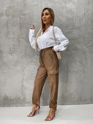 Tied High Waist Pants with Pockets c9bcfabc-34ab-4eef-ae2c-b603cd714065-Max Trendsi