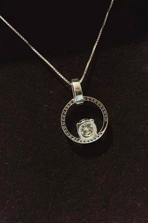 1 Carat Moissanite 925 Sterling Silver Necklace ca66a13fa4dc4ffd84a9b76a23831016-Max Trendsi