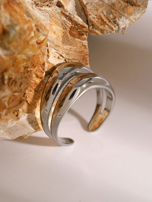 Stainless Steel Double-Layered Ring caaff30c-a1d3-4b6c-bc7c-bf1a0c0c9147-Max Trendsi