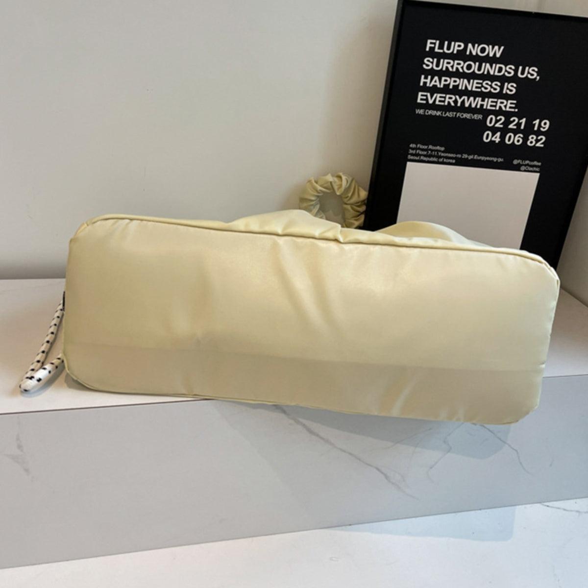Ruched Large Tote Bag cd561c10-0566-4229-82ea-68002c6775db-Max Trendsi