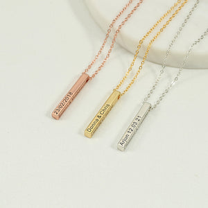 Simple atmosphere can be customized name design all-match necklace cd928d37-2756-404b-a098-a7cdce29b4ed Glownestbest