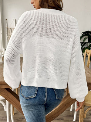 Glownestbest® | V-Neck Button Up Long Sleeve Cardigan cdbcaa70-8a65-4675-9a12-e598bdf09446-Max Glownestbest