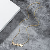 Beautiful Butterfly Custom Name Necklace Gold cdfbe08a-9e3c-4737-82d9-d6aa8cc8f565 Artshiney