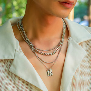 18K Gold Fashion Personality Square Pendant Design Hip Hop Necklace ce3dc6f9-4926-4834-b1b0-1d0f7d751214 Artshiney