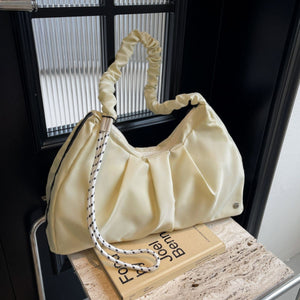 Ruched Large Tote Bag cefb57e0-06ed-448f-a941-f94c4e729446-Max Trendsi