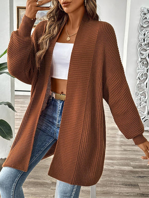 Open Front Long Sleeve Cardigan cf892cb3-afb1-47c3-8d11-b912f6ef1ee3-Max Glownestbest