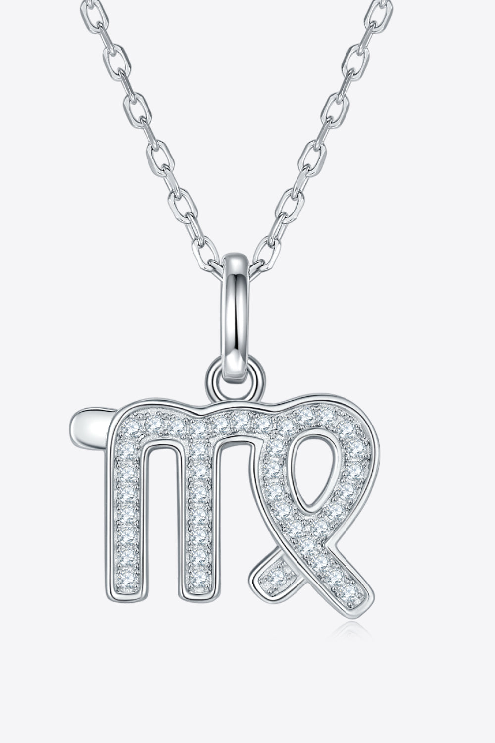 Moissanite Constellation Pendant Necklace Virgo One Size d13a98e3a1ea47139bfc5615f45a4be4-Max Trendsi
