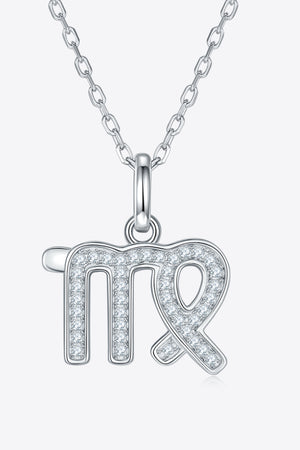 Moissanite Constellation Pendant Necklace Virgo One Size d13a98e3a1ea47139bfc5615f45a4be4-Max Trendsi