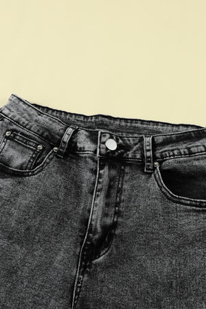 Slit Flare Jeans d20bcc0247a34681b50268a2bd4b2d44-Max Trendsi
