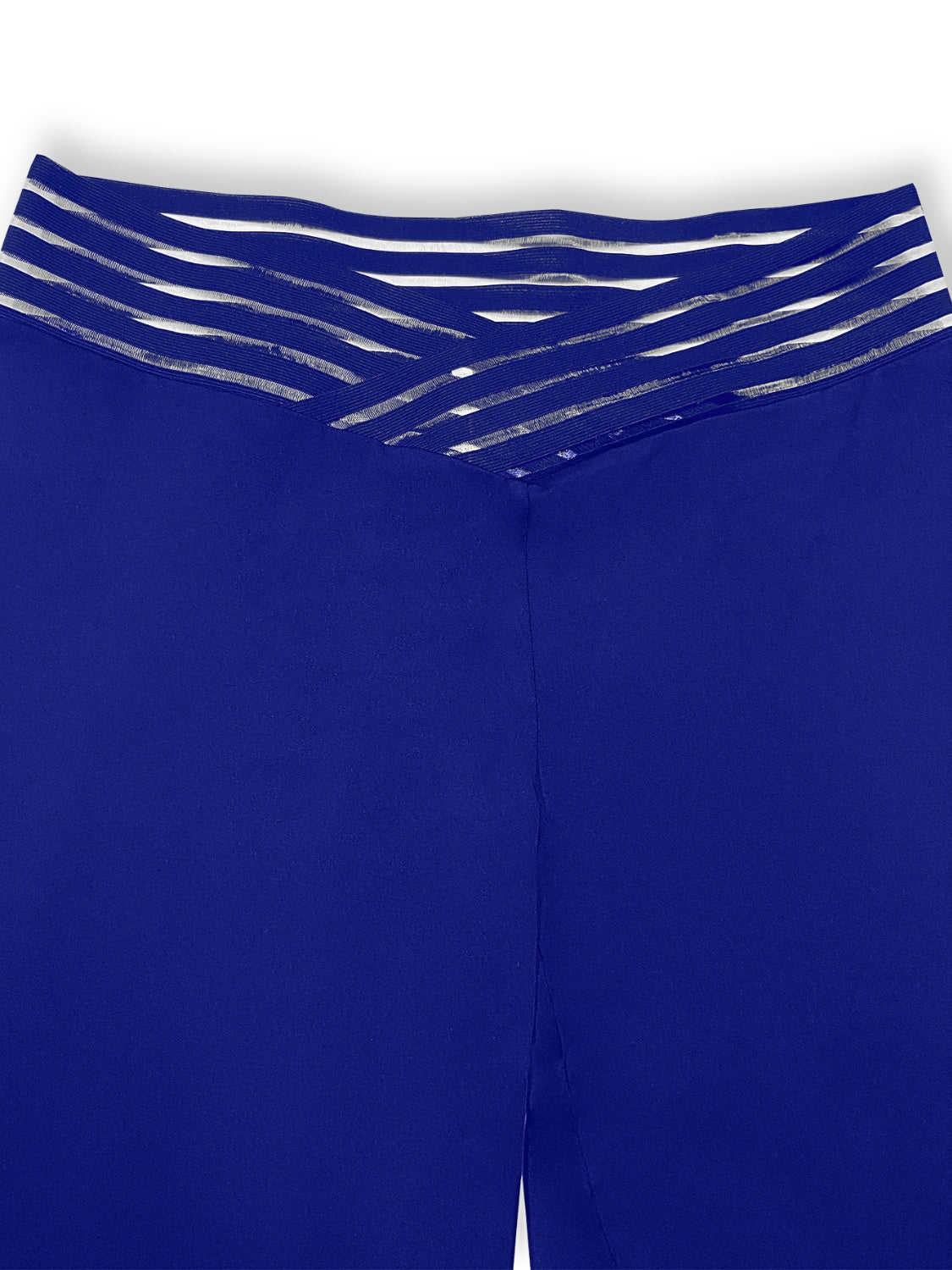 Plus Size V-Waistband Bootcut Pants d319558e16ca4fb984d77b2258da5e33-Max Trendsi