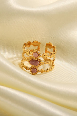 Triple-Layered Stainless Steel Open Ring d432dcbebb9c40b2bdc9a5cc73f8a3f9-Max Trendsi