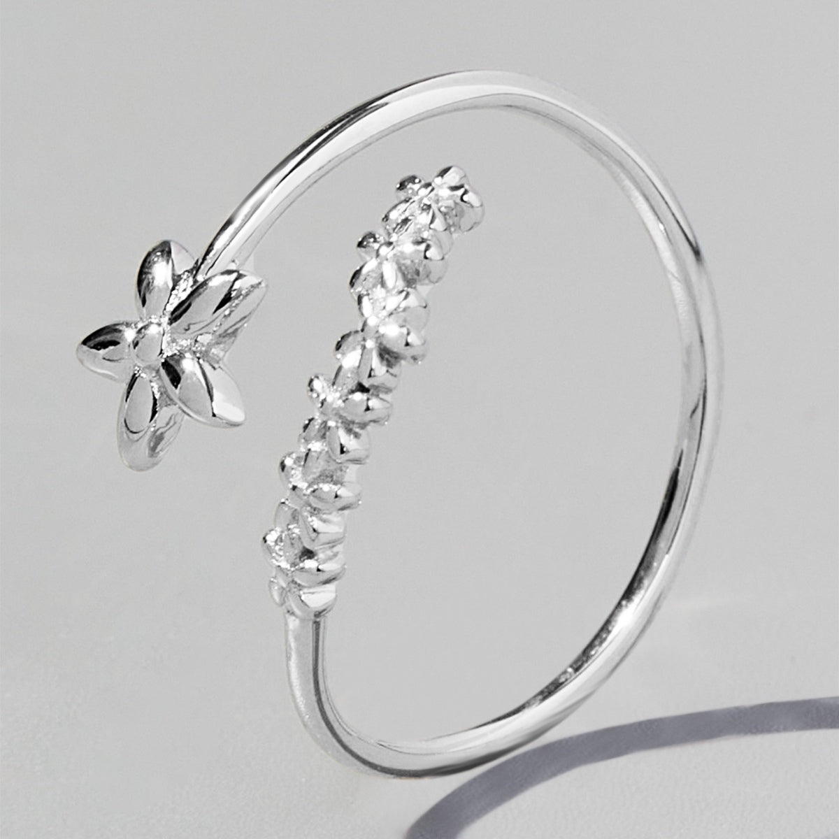 925 Sterling Silver Flower Ring d513131f-b7a3-4daa-a413-0ee35c9925a4-Max Trendsi