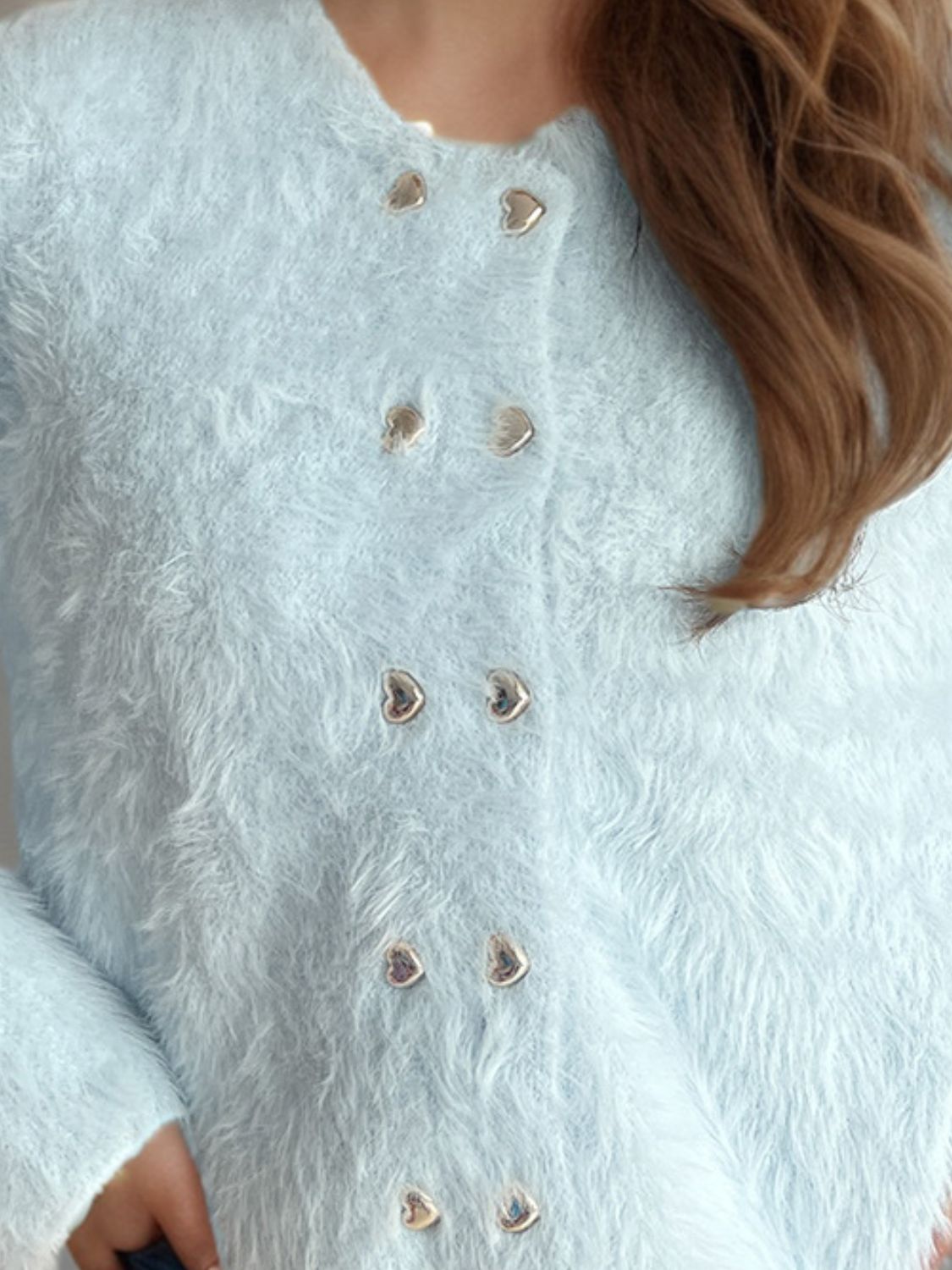 Heart Button Round Neck Cardigan d51e7761-db42-4f5a-97f8-7215f63fb2d7-Max Glownestbest