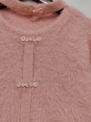 Cutout Knot Button Long Sleeve Cardigan d62a55f2-58b2-41d9-9931-d1596b618a1f-Max Glownestbest
