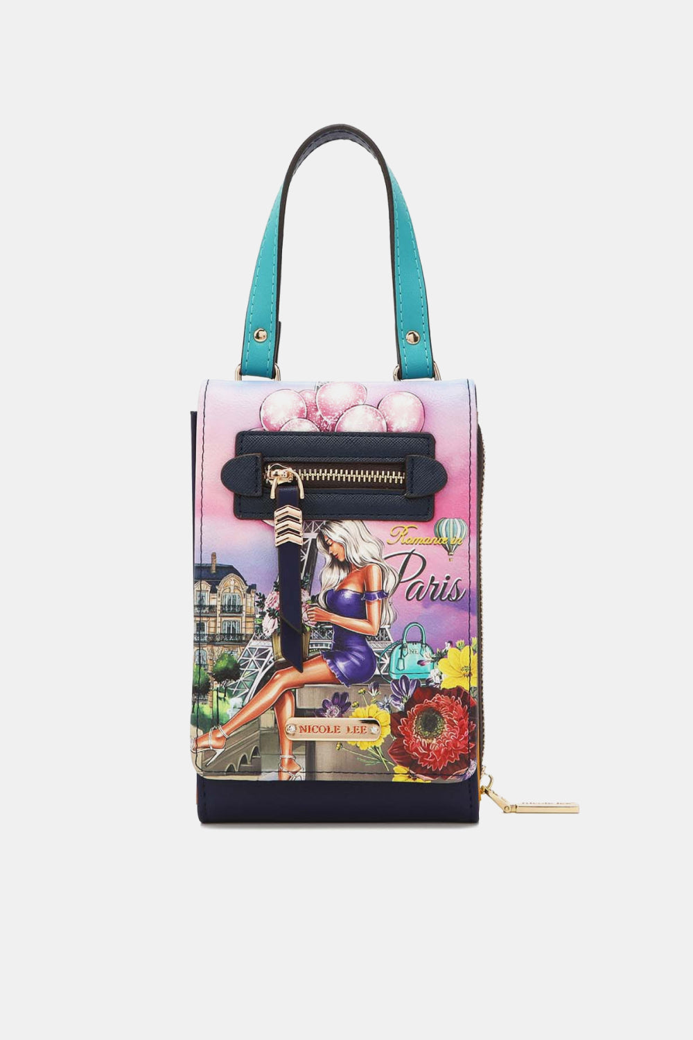 Nicole Lee USA Small Crossbody Wallet Romance In Paris One Size d6cb05edfcd2405b8985f0b191515e1e-Max Trendsi