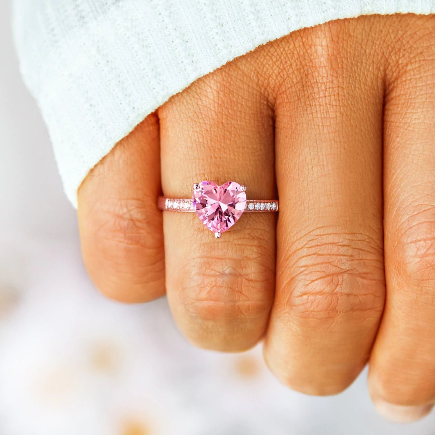 Heart Zircon 925 Sterling Silver Ring d888afac-0e99-4f14-a5ca-5d31571cc043-Max Trendsi