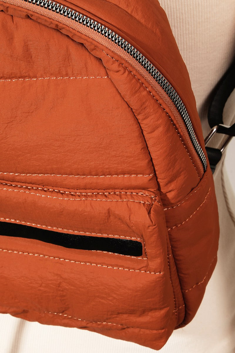 Fame Adjustable Strap Nylon Backpack Bag d8eb7aa1-286c-4b34-bc30-0fa29ca4b76f-Max Trendsi