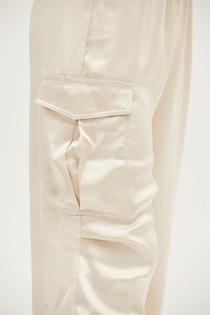 HYFVE Approach Satin Drawstring Hem Cargo Pants d9292e88-3a96-4c38-8259-2d29176a7728-Max Trendsi