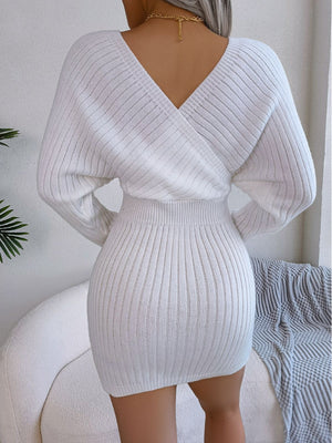 Rib-Knit Dolman Sleeve Sweater Dress db2ca8d8631a4295ba3e326a91b4e1f7-Max Glownestbest